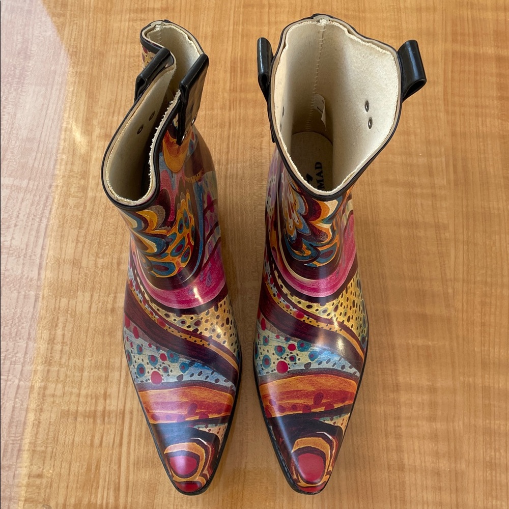 Nomad Yippy Rubber Rain Boots Womens Size 8 - Picture 6 of 12